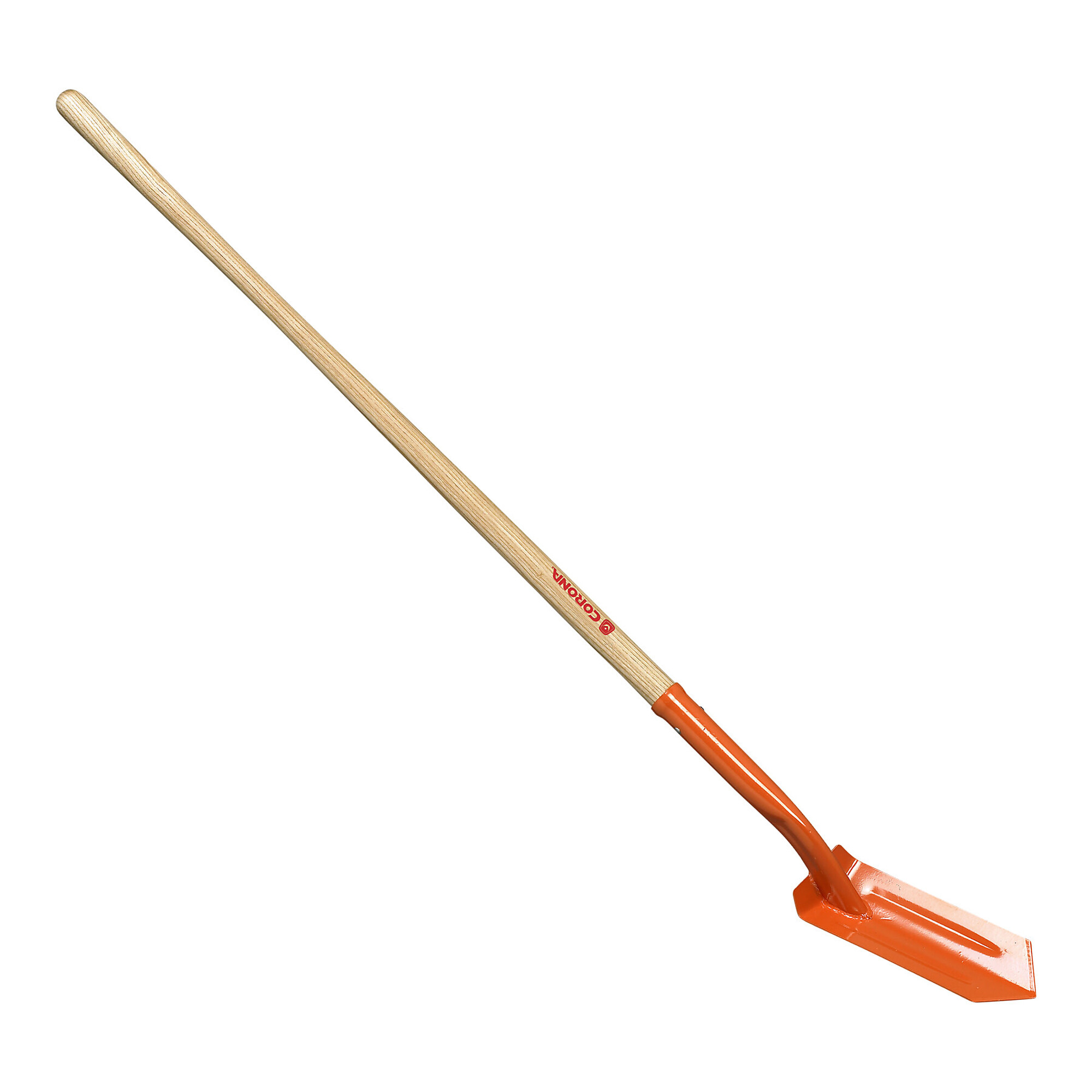 Corona Trench Shovel — 35 Degree, 4in. Head, Ash Hardwood Handle, Model# SS 64104